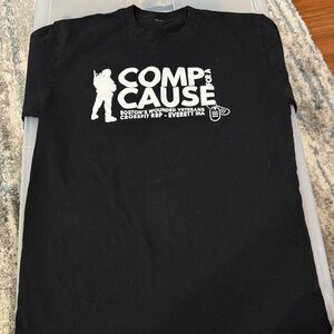 Black "Comp for a Cause" Graphic Tee